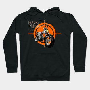 Ride like a monkey Hoodie